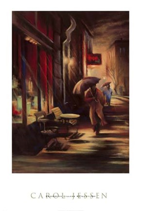 Framed Greenwich Village Reflections Print