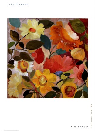 Framed LUSH GARDEN Print