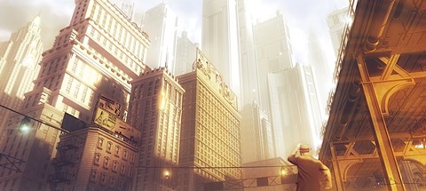 Framed Leaving the Fifties Print