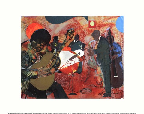 Framed Guitar Magic, 1986 Print