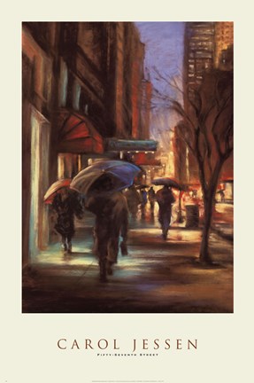 Framed Fifty-Seventh Street Print