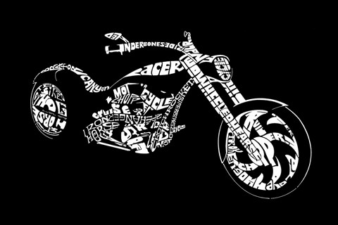 Framed Custom Chopper Print