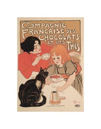 Framed Compagnie Francaise des Chocolats Print