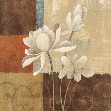 Framed Fiori I Print