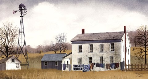 Framed Wash Day Print