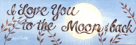 Framed Love You Print