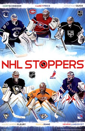 Framed NHL - Stoppers 12 Print