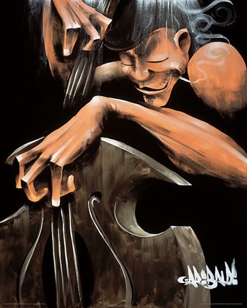 Framed Move Those Strings Print