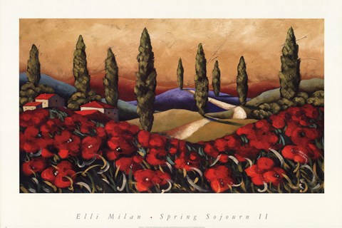 Framed SPRING SOJOURN II Print