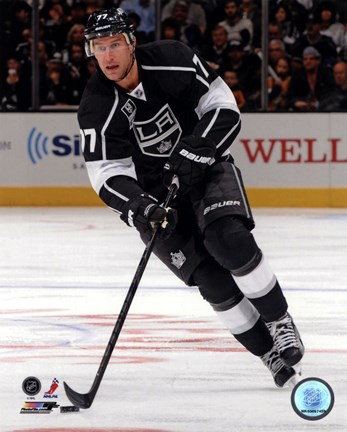 Framed Jeff Carter on Ice 2012-13 Print