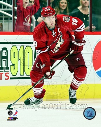 Framed Shane Doan 2012-13 Action Print