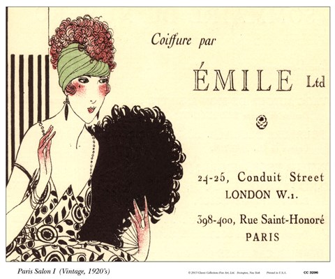 Framed Paris Style I Print