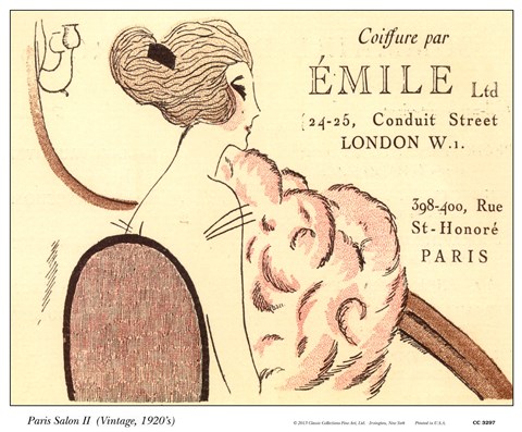 Framed Paris Style II Print