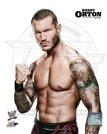 Framed Randy Orton Posed Print
