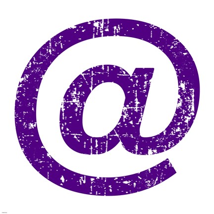 Framed Purple Ampersat Print