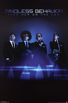 Framed Mindless Behavior - On The Low Print