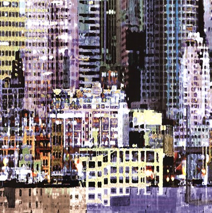 Framed Waterfront 1 Print