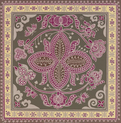 Framed Sojourn Tile I Print