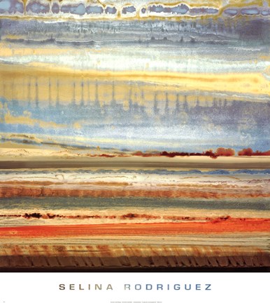 Framed Earth Layers I Print