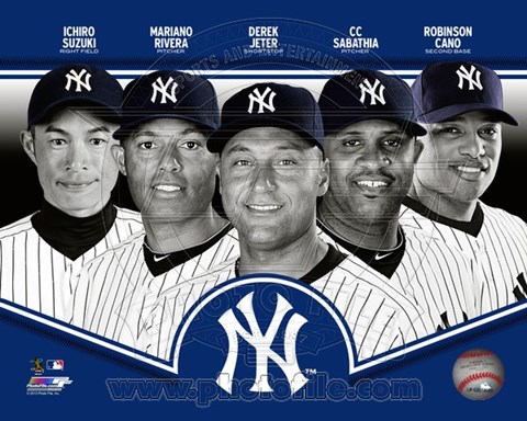 Framed New York Yankees 2013 Team Composite Print
