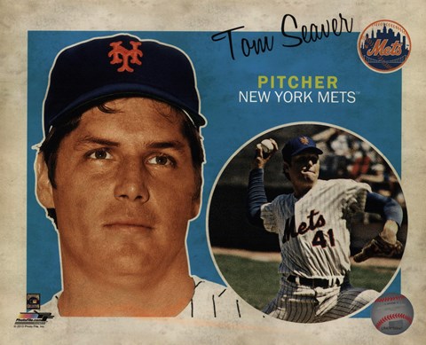 Framed Tom Seaver 2013 Studio Plus Print