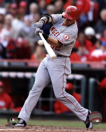 Framed Josh Hamilton 2013 Action Print