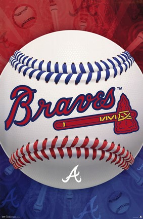 Framed Atlanta Braves - Logo 13 Print