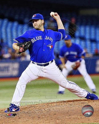 Framed Mark Buehrle 2013 Action Print