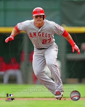 Framed Mike Trout 2013 Action Print