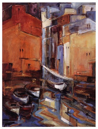 Framed La Ribera Print