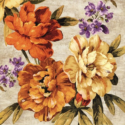 Framed Brilliant Bloom I Print