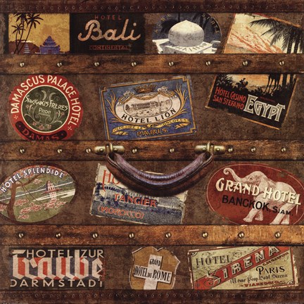 Framed Well Traveled I Print