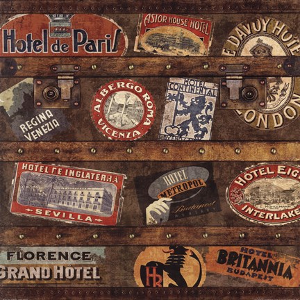 Framed Well Traveled II Print