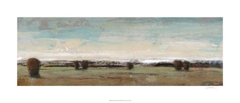 Framed Flat Land I Print