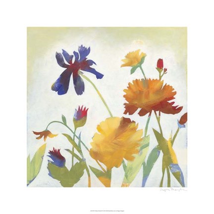 Framed Chelsea Floral II Print