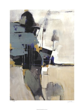 Framed Fluidity II Print