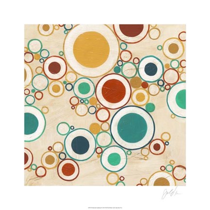 Framed Molecular Landscape II Print