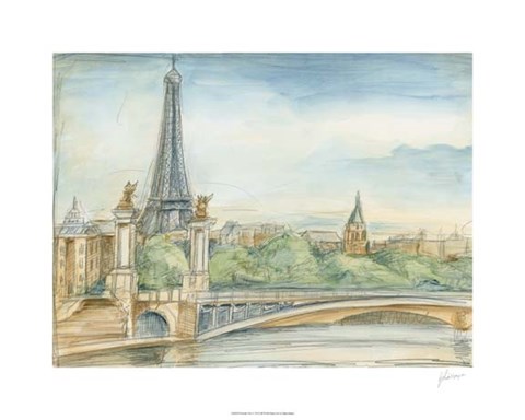 Framed Parisian View Print
