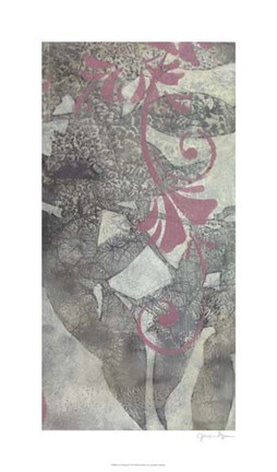 Framed Leaf Dusting II Print