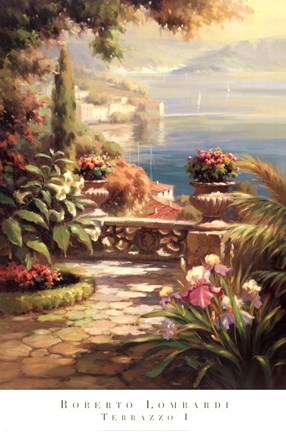 Framed Terrazzo I Print