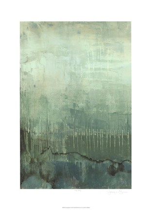 Framed Emerald Sky I Print