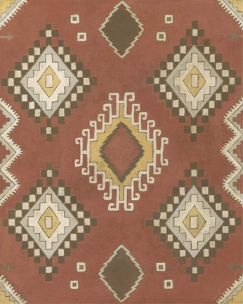 Framed Non-Embellished Native Design II Print