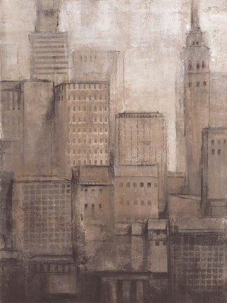 Framed Steel Sculptures I Print