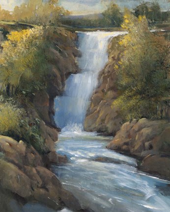 Framed Snow Melt II Print