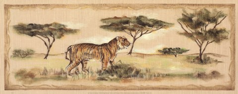 Framed Safari Tiger Print