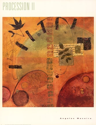 Framed Procession II Print