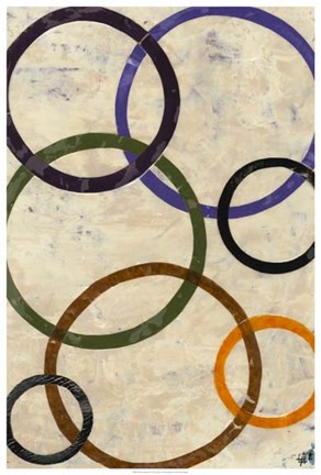 Framed Round-n-Round II Print