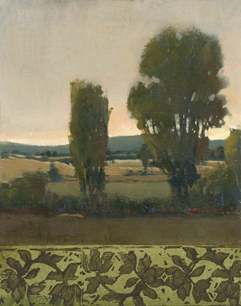 Framed Peaceful Valley I Print