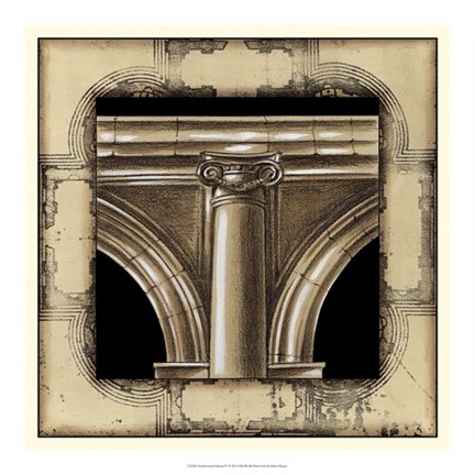 Framed Architectural Schema IV Print