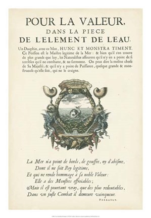 Framed Non-Embellished Bookplate VII Print